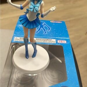 Elegant Blue Sailor Decor Figurine